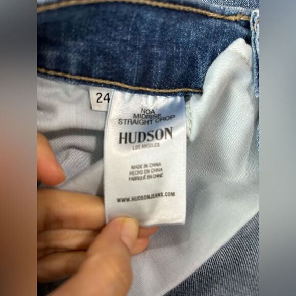 Hudson Noa Mid Rise Straight Crop - Picture 8 of 10